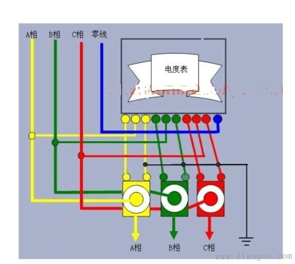 电度表互感器怎么接