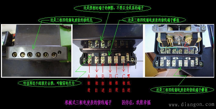 三相四线互感器电表接线图