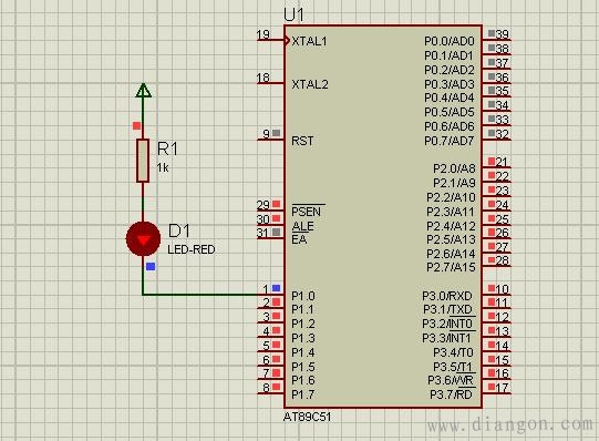 单片机点亮led灯程序详解 单片机点亮led灯程序详解