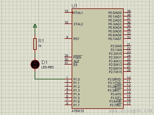 单片机点亮led灯程序详解 单片机点亮led灯程序详解