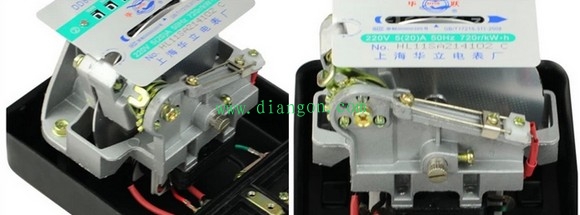 电度表结构和工作原理图解