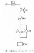 交流接触器加按钮控制电机的方式原理