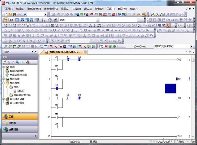 plc控制电动机正反转梯形图_PLC实现电机正反转控制编程实例 plc控制电动机正反转梯形图_PLC实现电机正反转控制编程实例