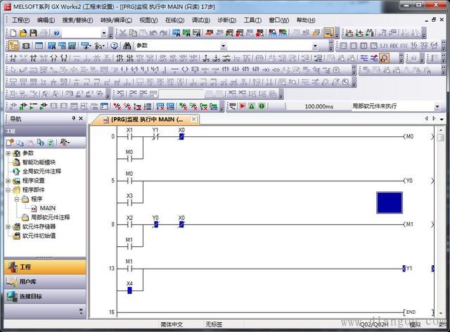 plc控制电动机正反转梯形图_PLC实现电机正反转控制编程实例 plc控制电动机正反转梯形图_PLC实现电机正反转控制编程实例