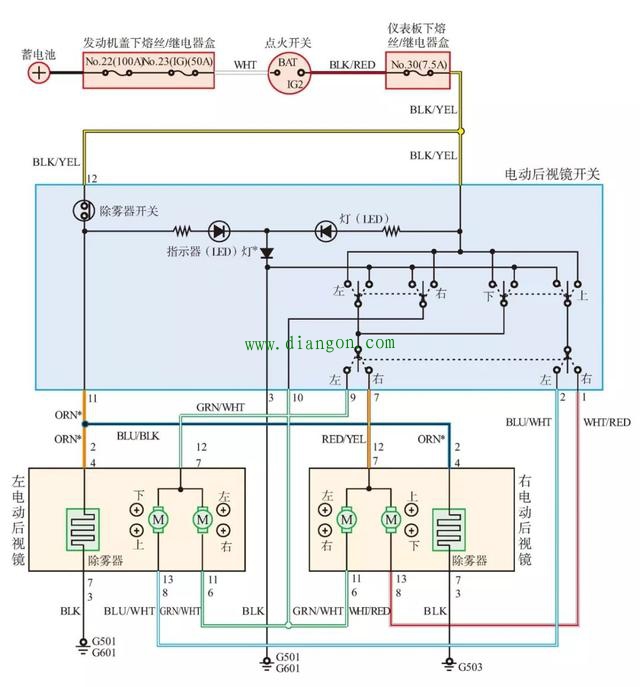 怎样看汽车电路图_汽车电路原理图的识读方法