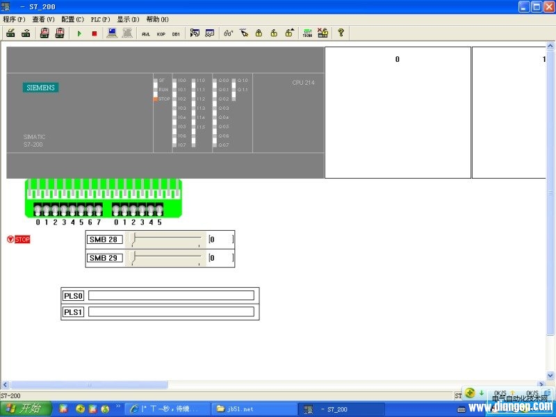 西门子S7-200PLC仿真软件使用方法