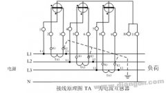 三相电度表经电流互感器接线原理图