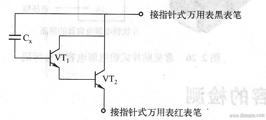 机械式和数字万用表怎么测电容