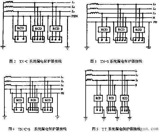 漏电保护器的正确接线方式