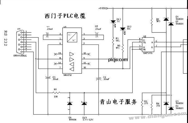 最全的PLC通讯电缆编程电缆自制详解(图)