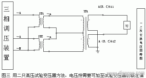 电力电容器差电压及零序电压保护试验方法的探讨