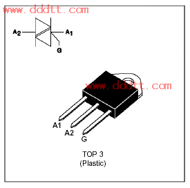 单向可控硅引脚图_双向晶闸管可控硅引脚图