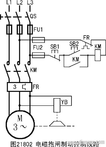三相异步电动机的制动控制线路