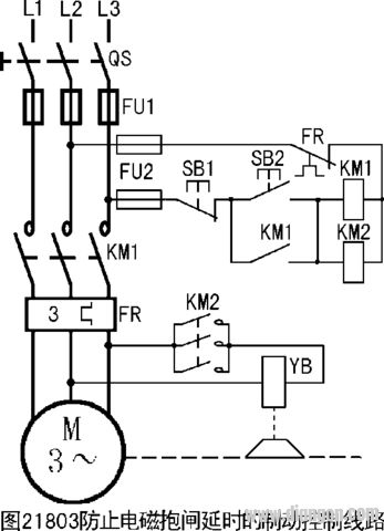三相异步电动机的制动控制线路