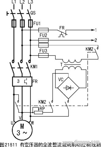 三相异步电动机的制动控制线路