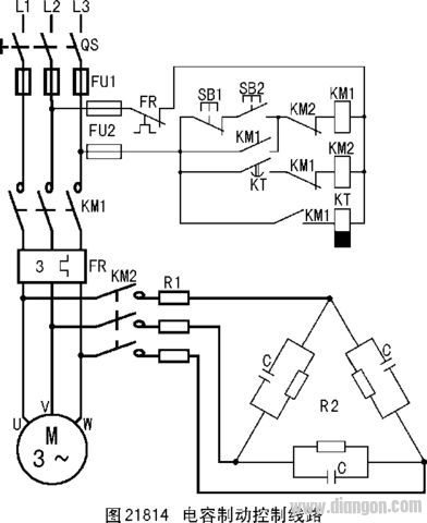 三相异步电动机的制动控制线路