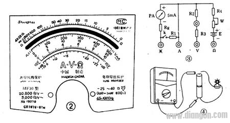 万用表的使用方法及图解