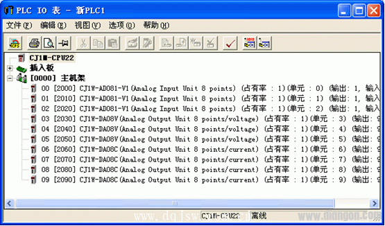 欧姆龙CJ系列PLC能带多少块模拟量模块?