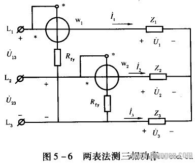 三相有功功率的测量方法