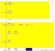 三菱PLC程序上载不完整显示黄色的原因分析