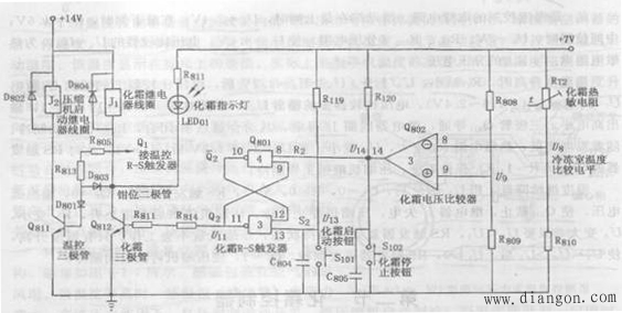 电冰箱的电气控制元件与工作原理