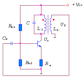 变压器反馈式振荡器 变压器反馈式振荡器