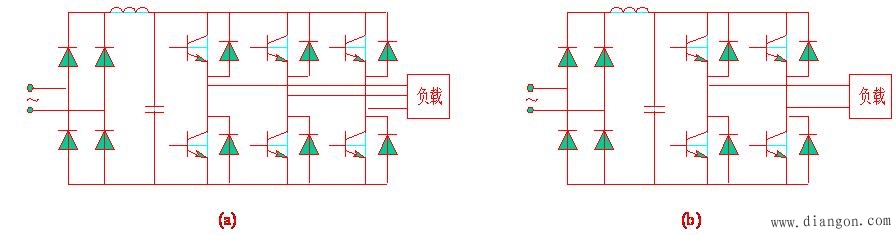 SPWM型变频器的主电路