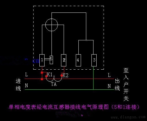 机械式电度表的接法 机械式电度表的接法