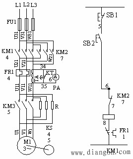 车床的电气控制线路分析 车床的电气控制线路分析
