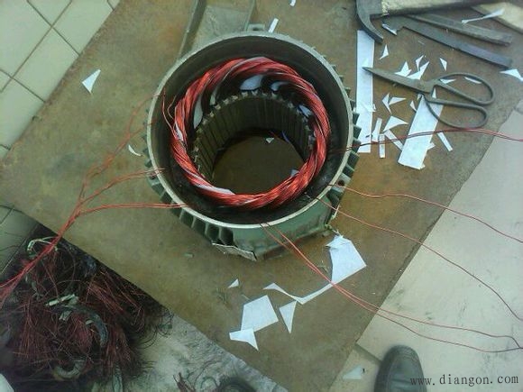 三相电动机绕线方法图解