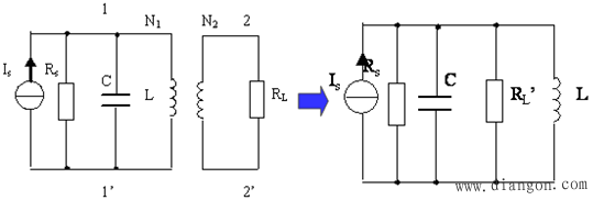 变压器阻抗变换电路