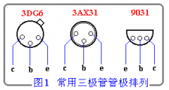 三极管电极和管型的判别