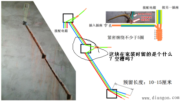 家装开关插座接线示意图