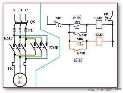 正反转电动机控制原理图