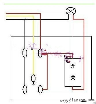 各类开关接线图与实物图