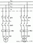 全电压启动的消火栓泵电路