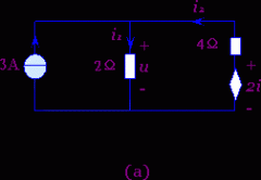 含受控源的简单电路分析
