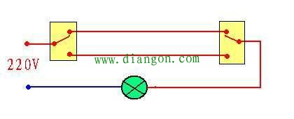 一招教会您“门口开灯，床头关灯”的电路接线