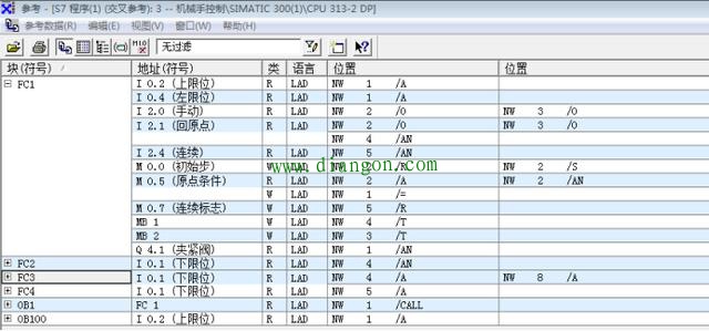 西门子PLC如何显示参考数据