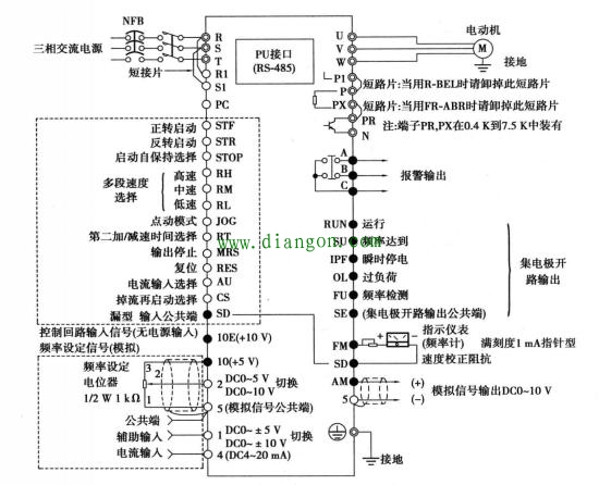 变频器主电路怎么接线?接线端子各有什么功能? 变频器主电路怎么接线?接线端子各有什么功能?