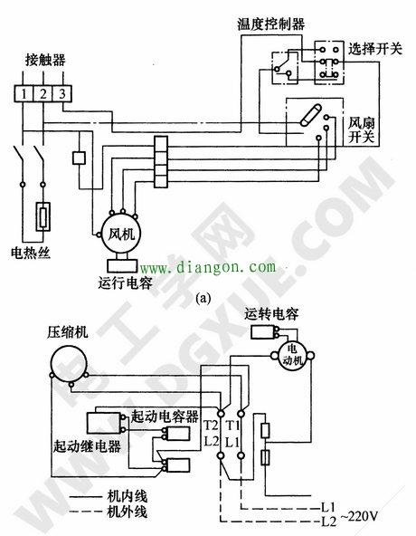 分体式空调器电路工作原理图解 分体式空调器电路工作原理图解