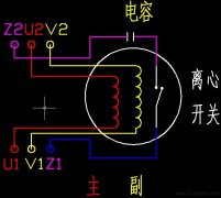 单相电机正反转控制图