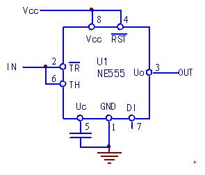 NE555制成反相器_门电路制作反相器