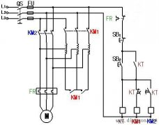 定子串自耦变压器(TM)降压启动控制