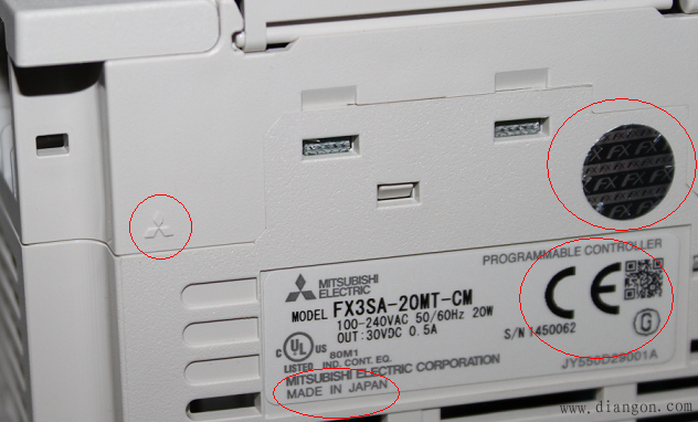 三菱FX3SA系列PLC初了解 三菱FX3SA系列PLC初了解