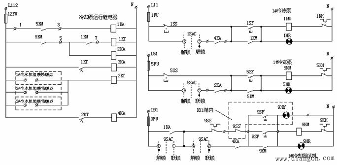 中央空调水系统的电气控制 中央空调水系统的电气控制