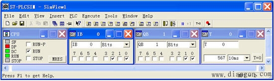 PLC程序仿真调试