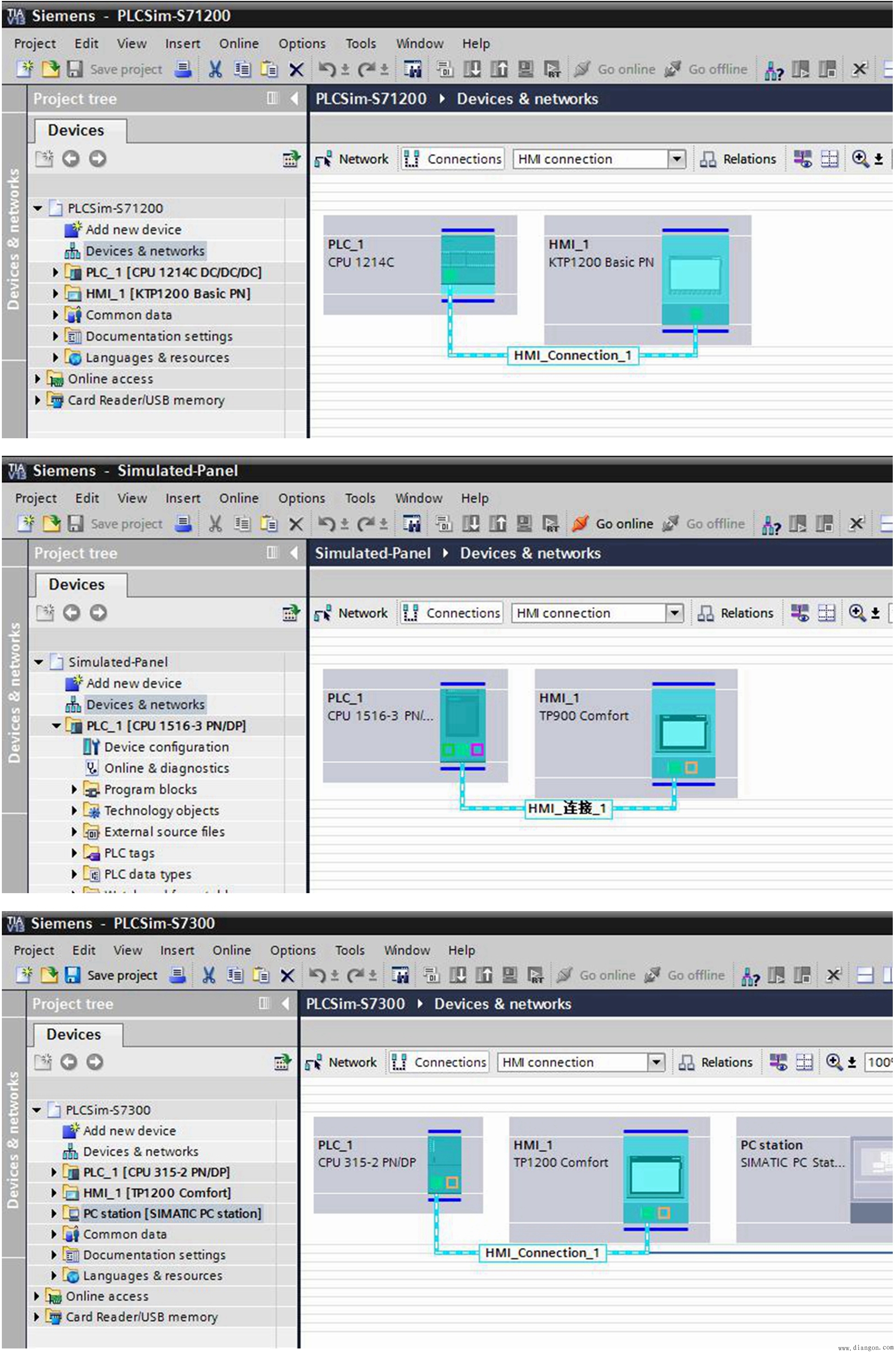 TIA Portal如何设置实现PLC与HMI仿真通讯功能 TIA Portal如何设置实现PLC与HMI仿真通讯功能