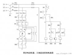星三角启动电路原理图解