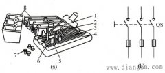 开启式负荷开关的结构和电气符号